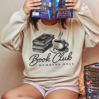 BOOK CLUB MEMBERS ONLY ADULT SIZE (SHIRT/CREWNECK)