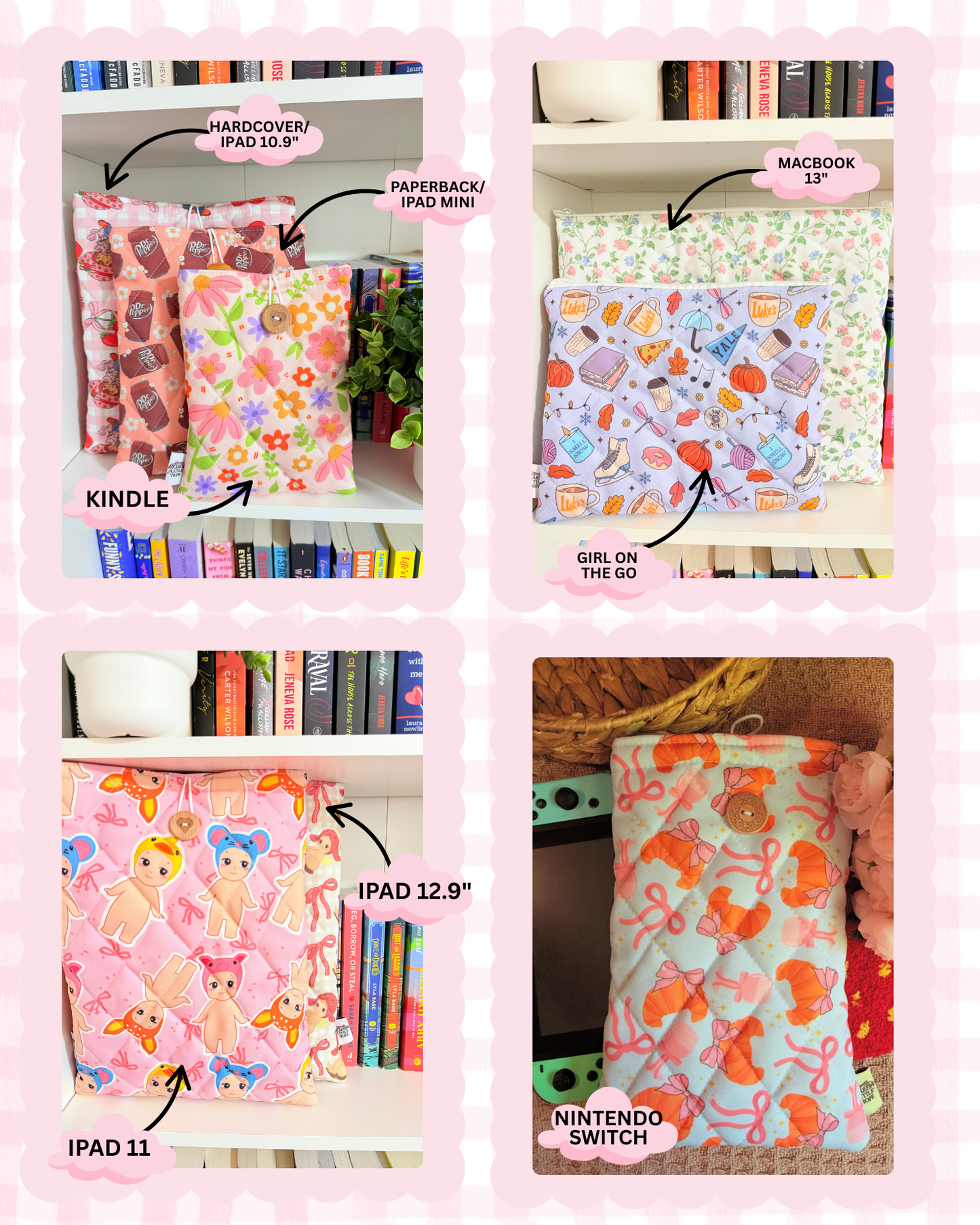 SONNY PATTERNS ALL SIZES SLEEVES/POUCHES