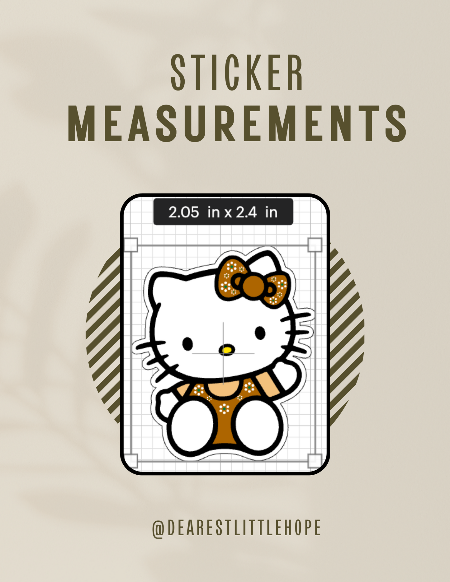 HELLO KITTY BARRO / TALAVERA STICKER