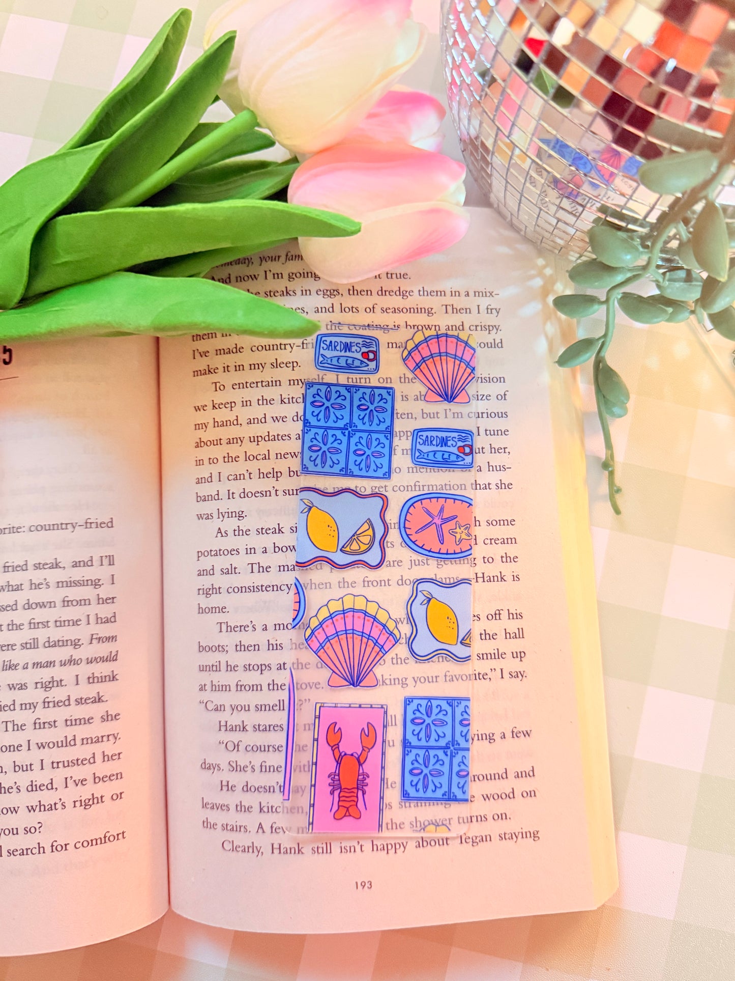 SUMMER ACRYLIC BOOKMARK
