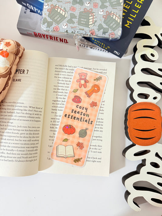 COZY ESSENTIALS HOLOGRAPHIC BOOKMARK