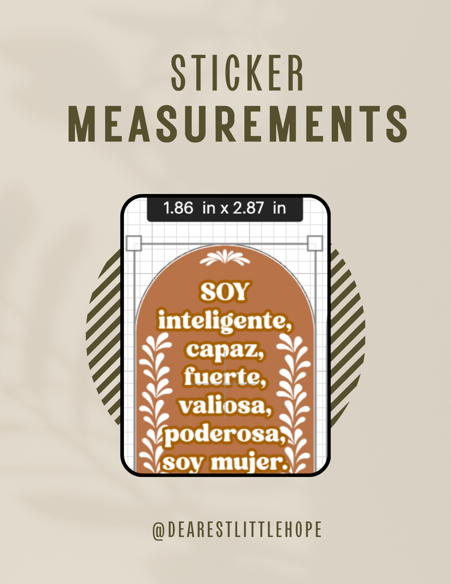 SOY MUJER STICKER