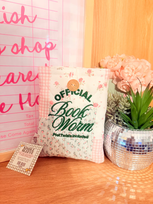 OFFICIAL BOOK WORM KINDLE COLORSOFT 7” & SMALLER SLEEVE
