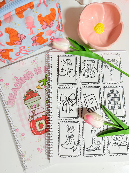 READING IS MY JAM COLORING BOOK