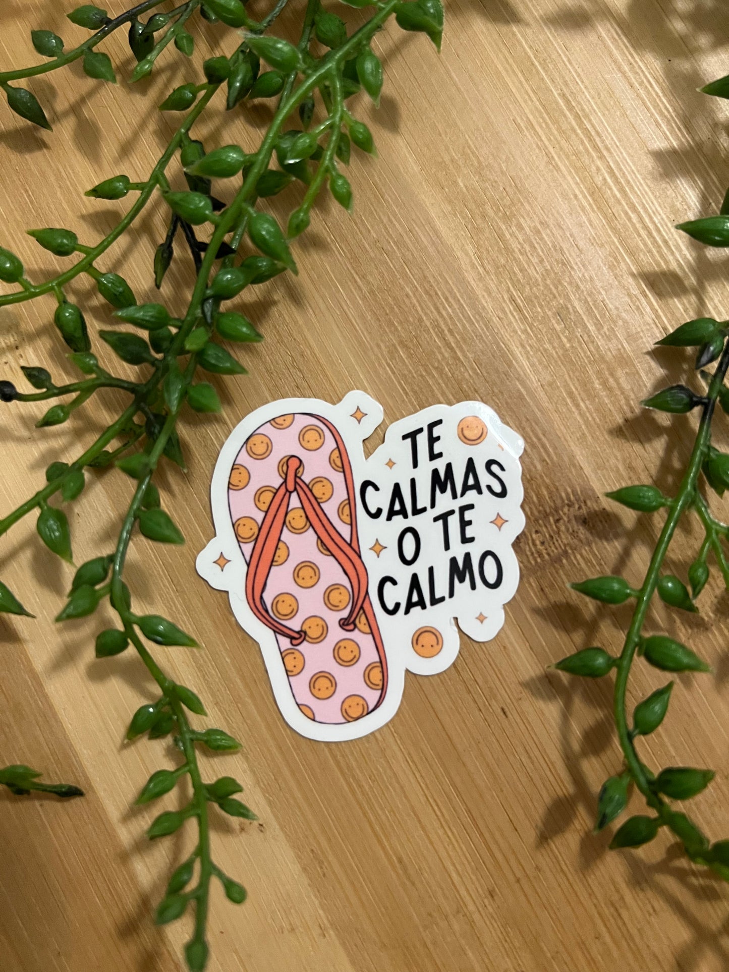 TE CALMAS O TE CALMO STICKER