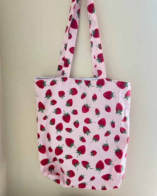 STRAWBERRIES TOTE BAG