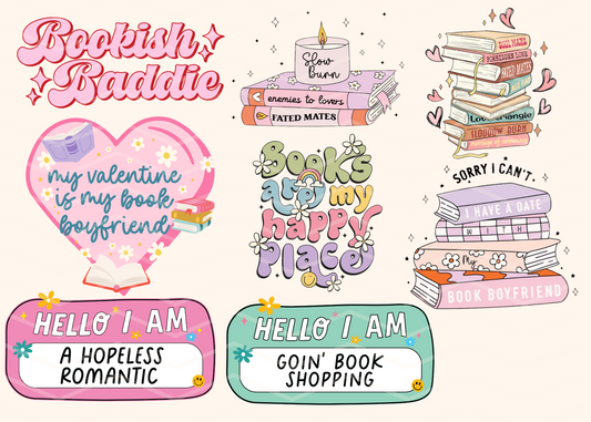 GIRLY AESTHETIC MAGNETIC BOOKMARKS