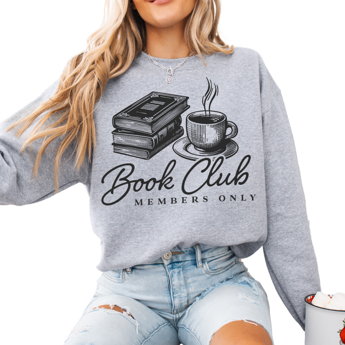 BOOK CLUB MEMBERS ONLY ADULT SIZE (SHIRT/CREWNECK)