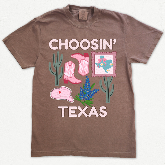 CHOOSIN TEXAS ADULT T-SHIRT