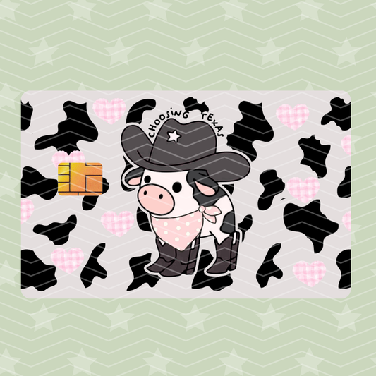 CHOOSIN' TEXAS  CARD SKIN HOLOGRAPHIC