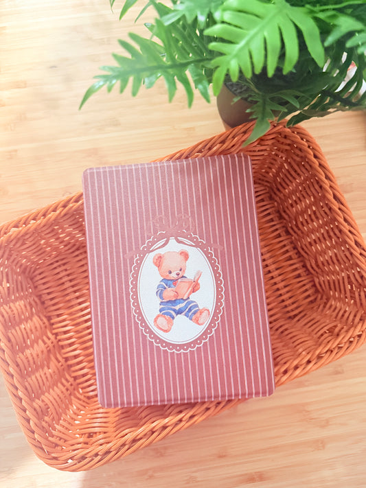 BEAR BROWN CLEAR BACK KINDLE CASE