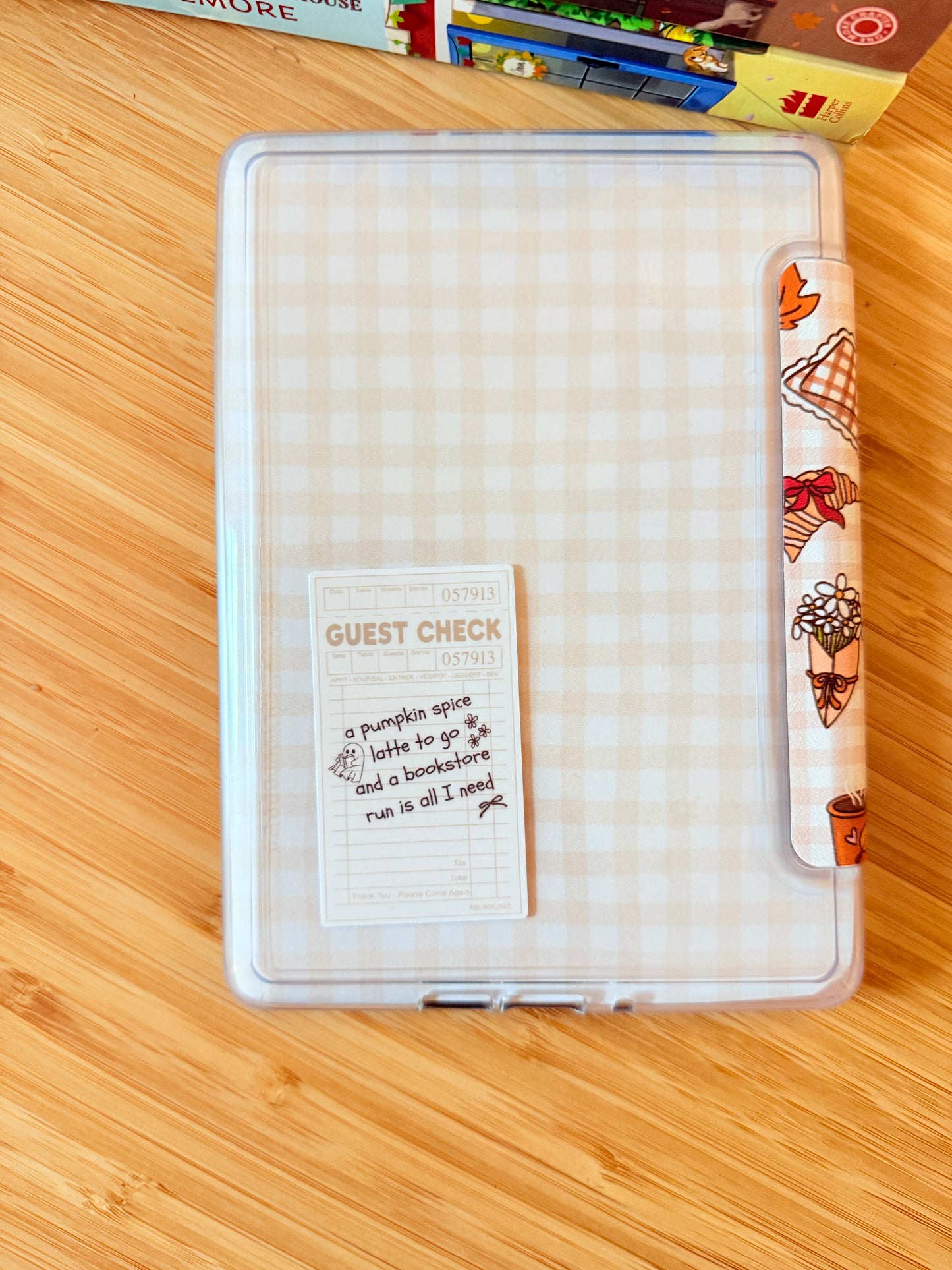 GUEST CHECK PUMPKIN SPICE LATTE STICKER