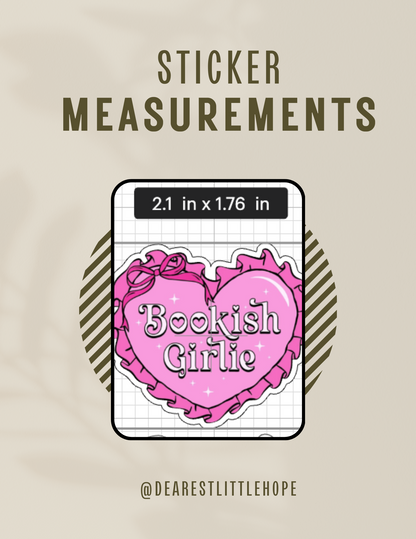 BOOKISH GIRLIE STICKER