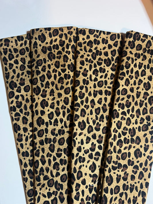 CHEETAH PRINT SEAT BELT COVERS