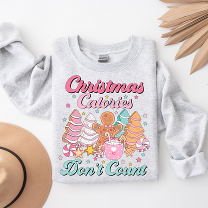 CHRISTMAS CALORIES DON'T COUNT ADULT SIZE (SHIRT/CREWNECK)