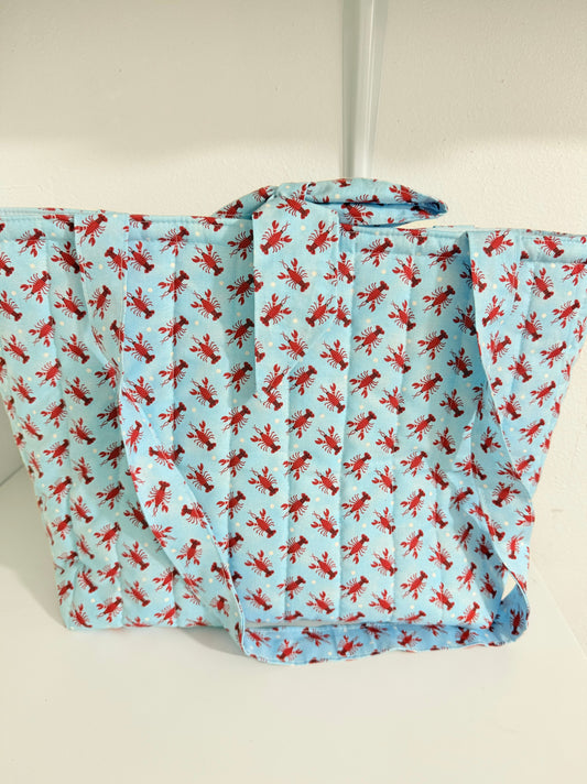 LOBSTER SUMMER XL TOTE