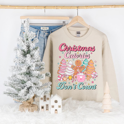 CHRISTMAS CALORIES DON'T COUNT ADULT SIZE (SHIRT/CREWNECK)