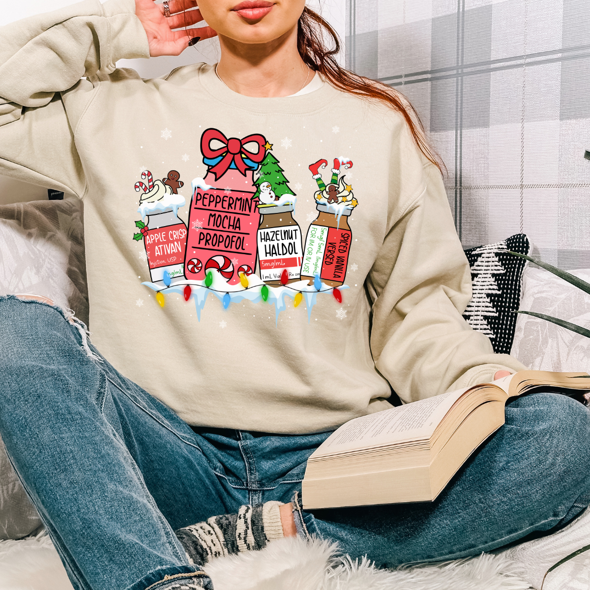 CHRISTMAS PHARMACY ADULT SIZE (SHIRT/CREWNECK)