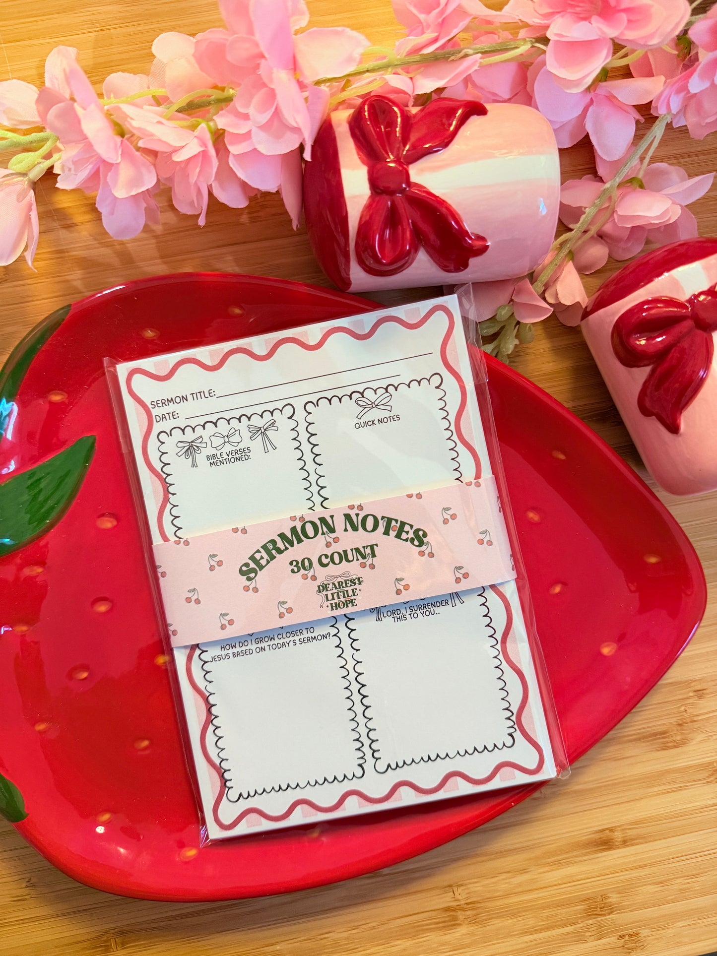 SERMON NOTES CARD (30CT)