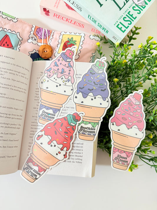ICE CREAM HOLOGRAPHIC BOOKMARK
