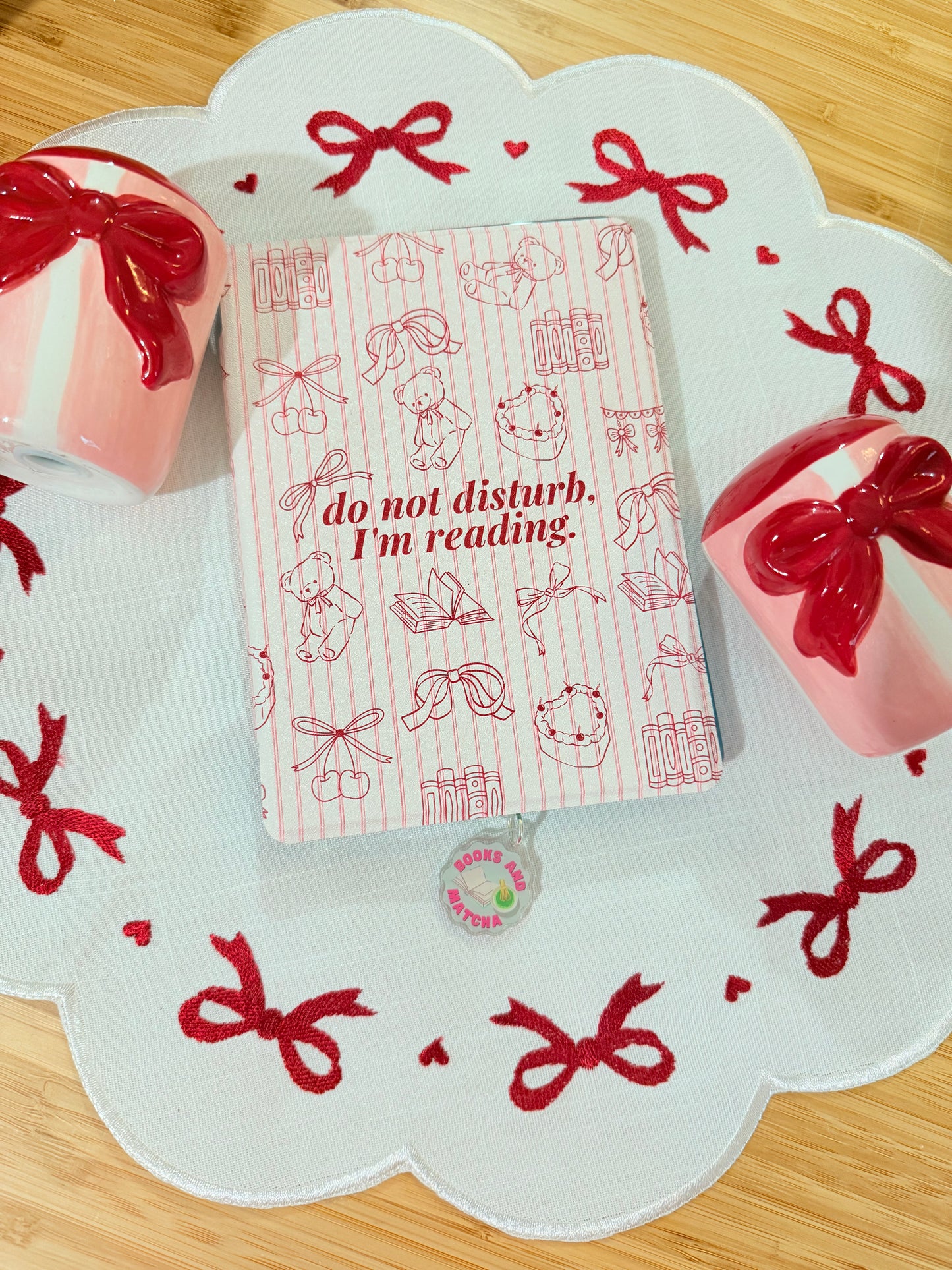 BOOKS AND MATCHA KINDLE CHARM (TYPE C)