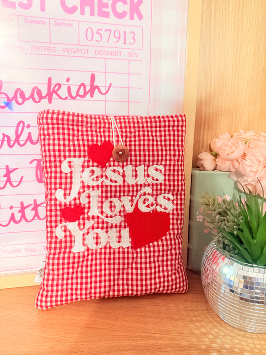 JESUS LOVES YOU IPAD 10.9” / HARDCOVER BOOK SLEEVE