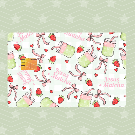 JESUS MATCHA CARD SKIN HOLOGRAPHIC