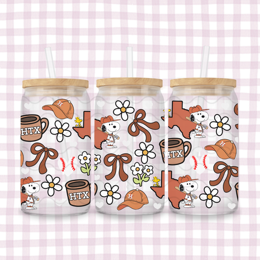 CUTE DOG STROS GLASS CUP