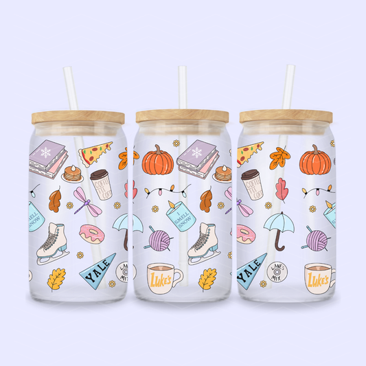 GILMORE GIRLS GLASS CUP