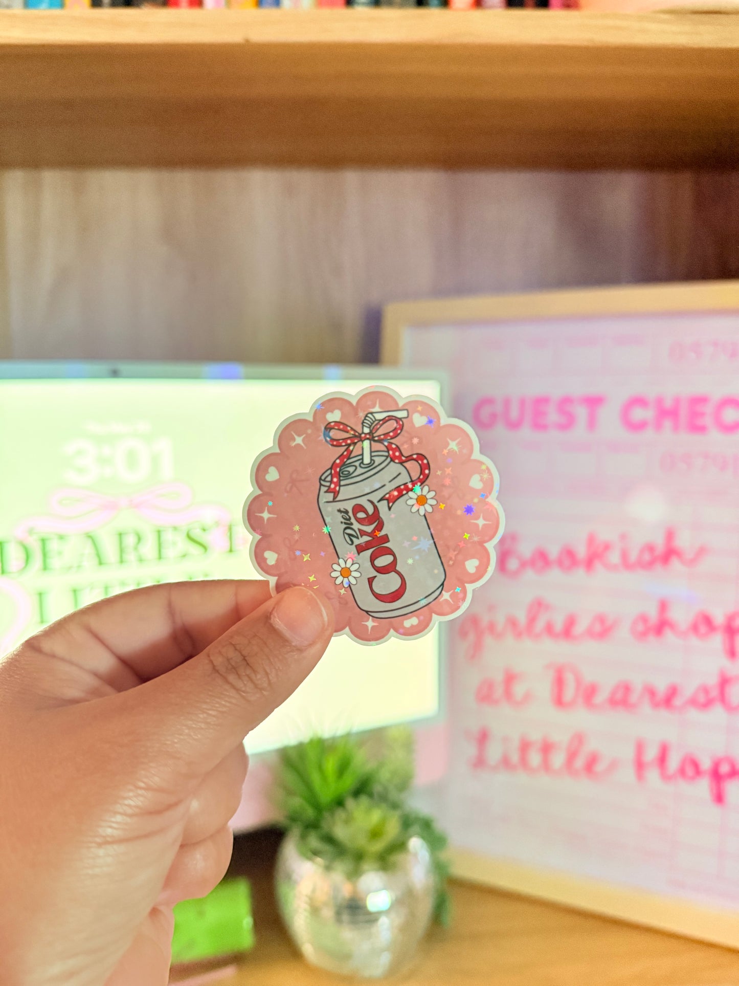 SODA HOLOGRAPHIC STICKER