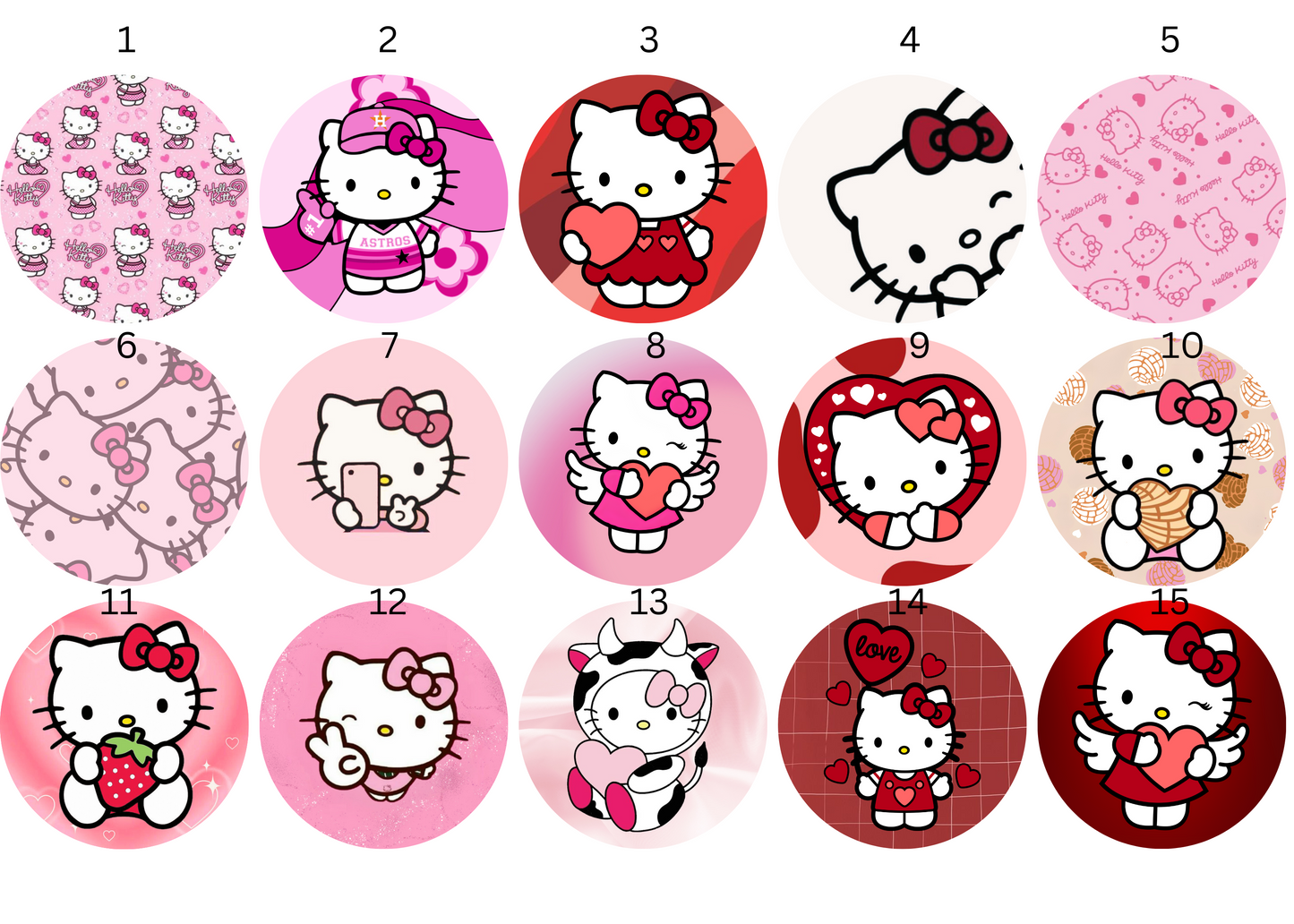 Hello Kitty Car Coasters (set of 2) ALL DESIGNS