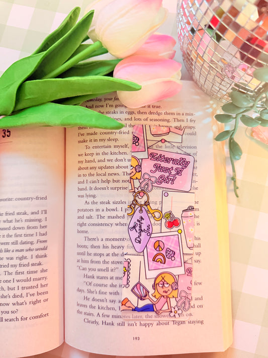 LIZZIE ACRYLIC BOOKMARK