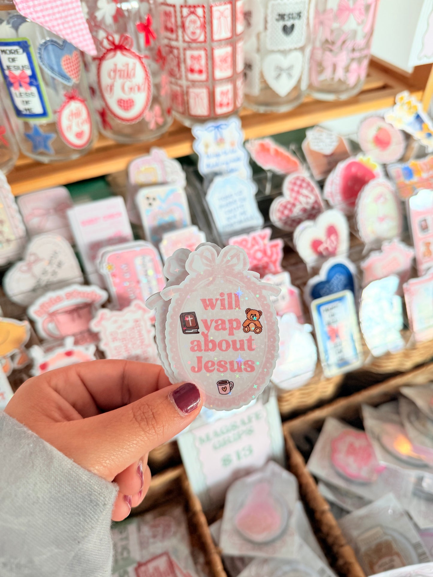 WILL YAP ABOUT JESUS STICKER