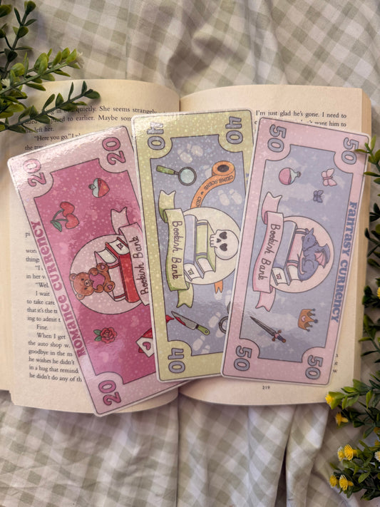 BOOKISH DOLLAR HOLOGRAPHIC BOOKMARK