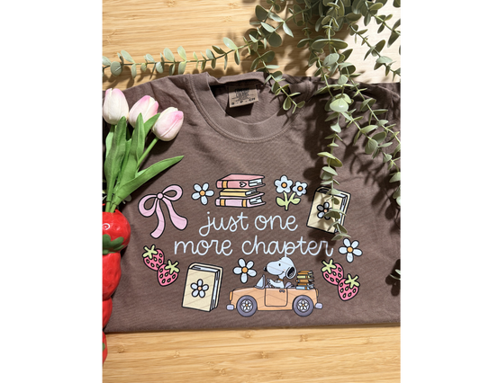 JUST ONE MORE CHAPTER ADULT TSHIRT