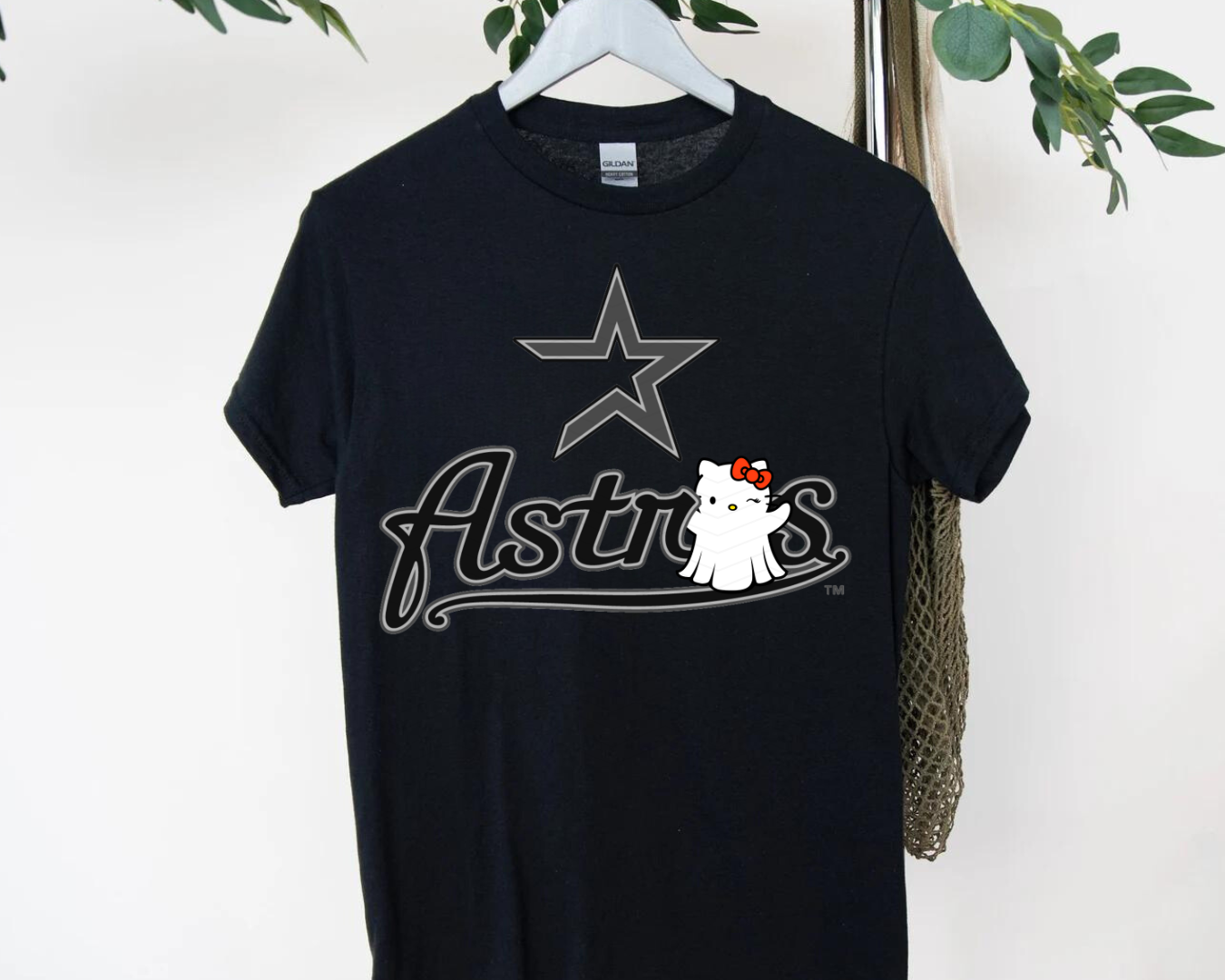 HELLO KITTY GHOST ASTROS ADULT SIZE (SHIRT/CREWNECK)