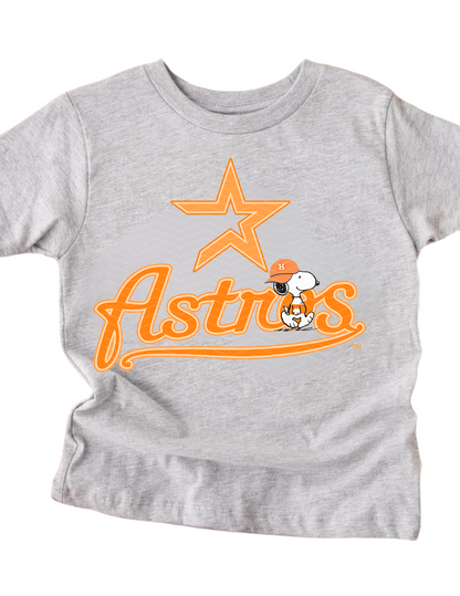 Snoopy Astros Design - Short Sleeve YOUTH