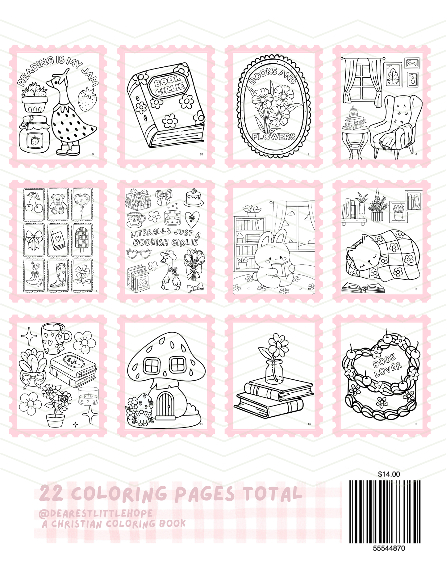 READING IS MY JAM COLORING BOOK