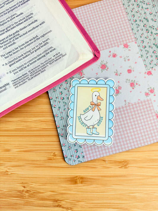 GOD’S SILLIEST GOOSE STICKER