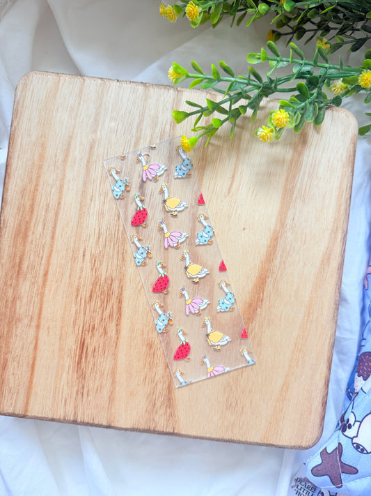 GEESE ACRYLIC BOOKMARK