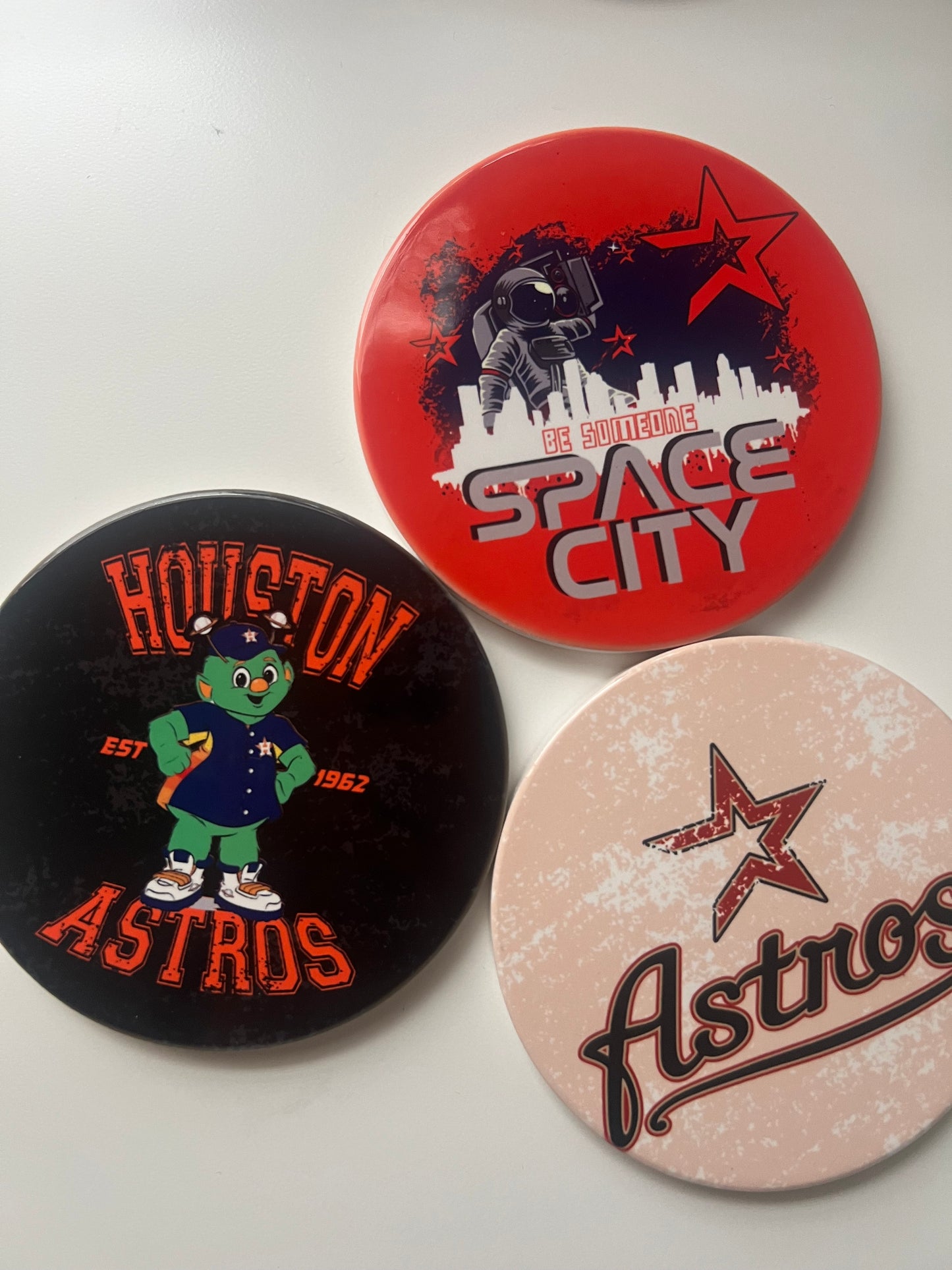 Astros Table Coasters