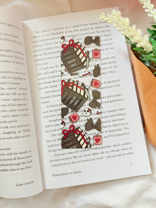 THRILLER ACRYLIC BOOKMARK