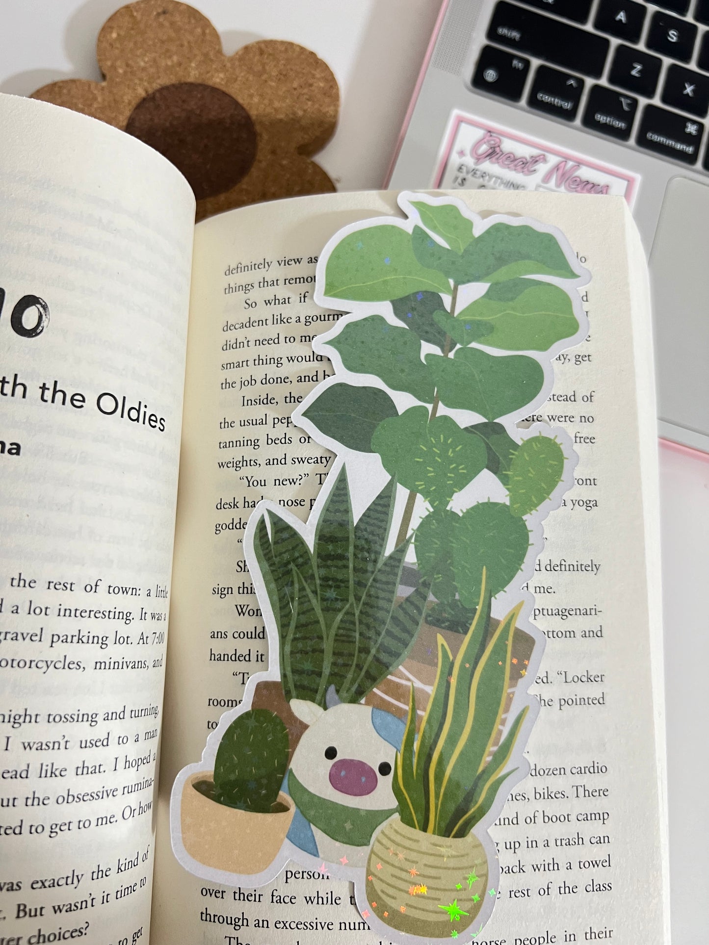 PLANTS HOLOGRAPHIC BOOKMARK