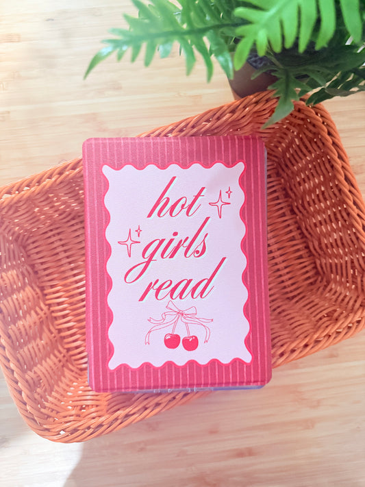 HOT GIRLS READ CLEAR BACK KINDLE CASE