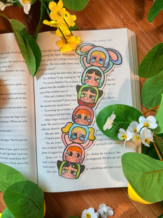 PUFF GIRLS CRYBABY HOLOGRAPHIC BOOKMARK