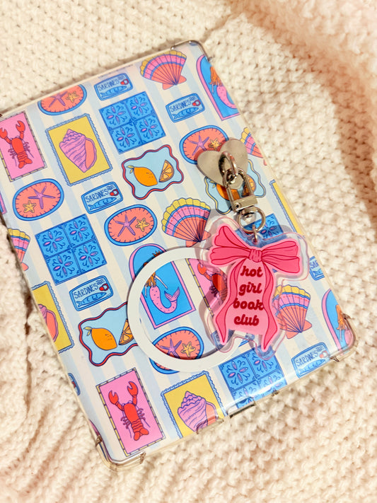HOT GIRL BOOK CLUB KEYCHAIN