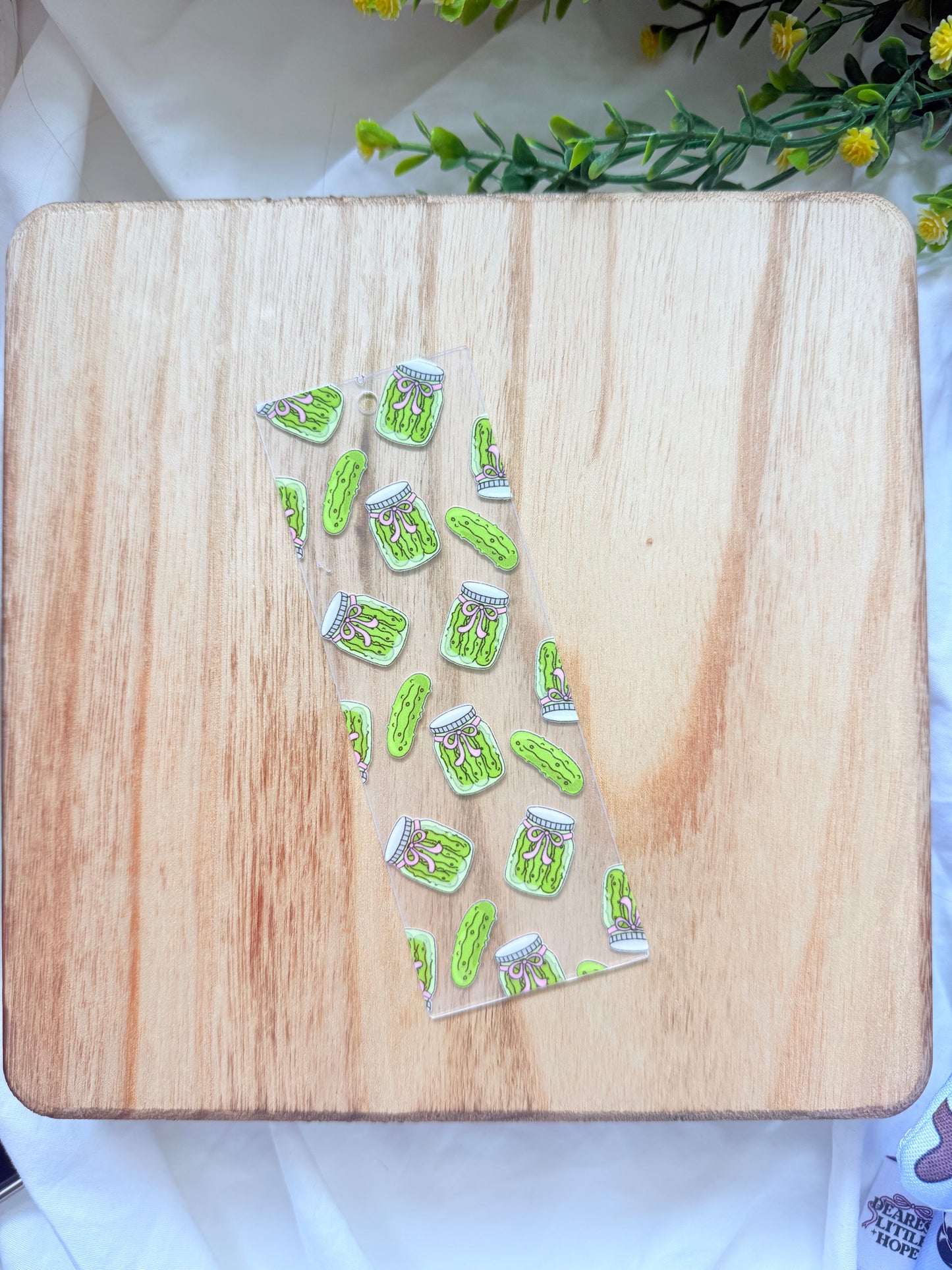 PICKLES ACRYLIC BOOKMARK