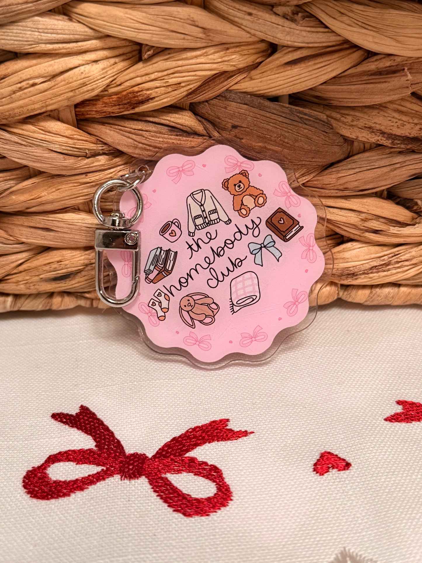 THE HOMEBODY CLUB KEYCHAIN