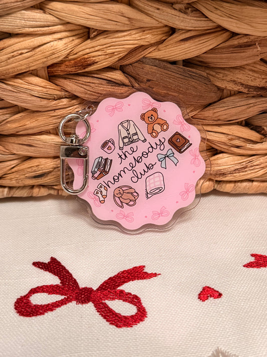 THE HOMEBODY CLUB KEYCHAIN