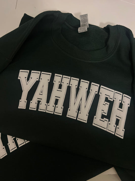 YAHWEH 3D PUFF DESIGN ADULT SIZE (SHIRT/CREWNECK)